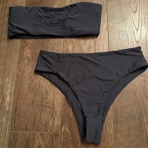 BERLOOK navy blue swim suit